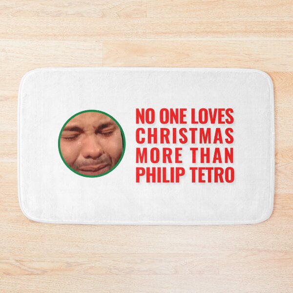 Aperçu de l'œuvre Personne n'aime Noël plus que Philip Tetro (Philip Tetro, 1 fille 5 gays) créée et vendue par heyimadoctor.