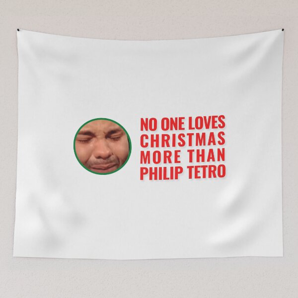 Aperçu de l'œuvre Personne n'aime Noël plus que Philip Tetro (Philip Tetro, 1 fille 5 gays) créée et vendue par heyimadoctor.