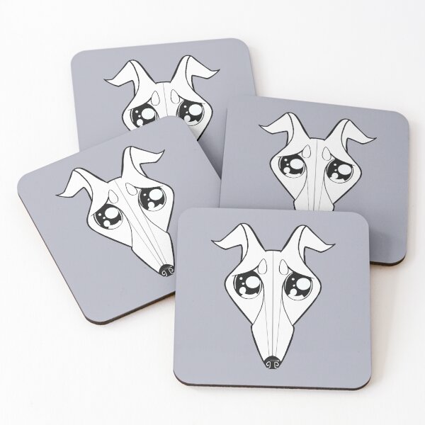 Item preview, Cute Begging Greyhound Face designed and sold by CyberFossil.