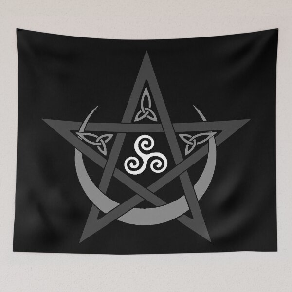 Item preview, Pentagram of the moon designed and sold by Potty Pagan.