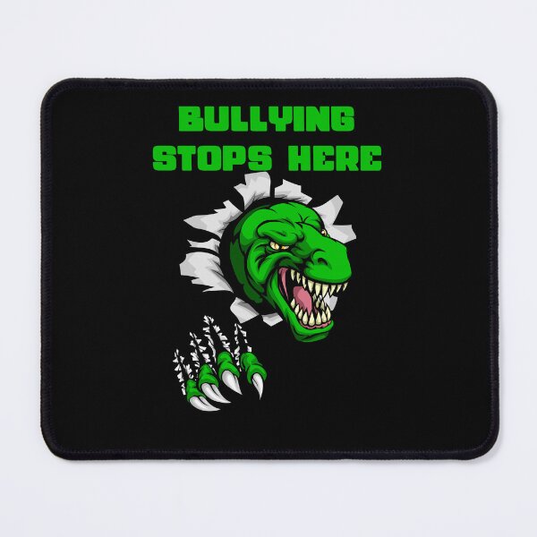 Item preview, Bullying Stops Here No Bullies Dinosaur designed and sold by RockBeeDesigns.