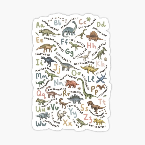 Item preview, Dinosaur Alphabet designed and sold by Those Pencil Shavings.