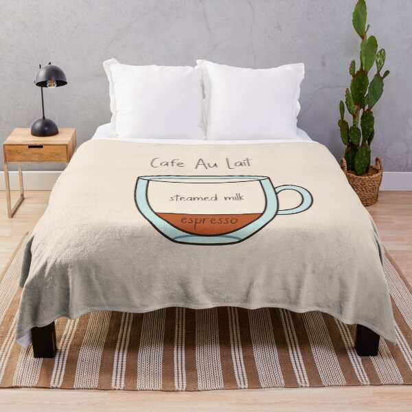 Item preview, Cute Hand Drawn Coffee Proportions - Cafe Au Lait designed and sold by hotsaucefactory.