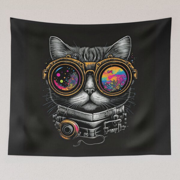 Item preview, Digital artwork of a cartoon figure on a black background designed and sold by ArtlantisSyn.