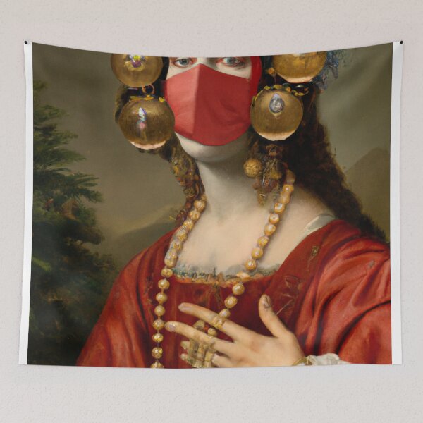 Item preview, Ai Art, Ai Print, Painting Altered Art, Fashion Portrait Painting, Ai Christmas, Art by Ai ,Gift designed and sold by RadRococo.
