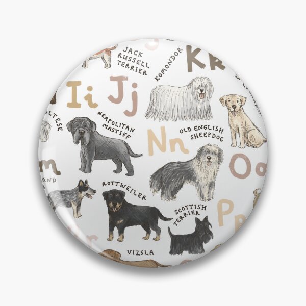 Item preview, Dog Breeds Alphabet designed and sold by Those Pencil Shavings.