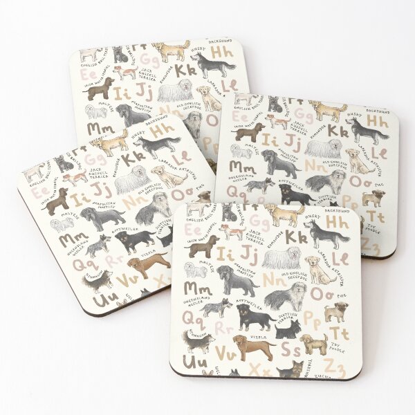 Item preview, Dog Breeds Alphabet designed and sold by Those Pencil Shavings.