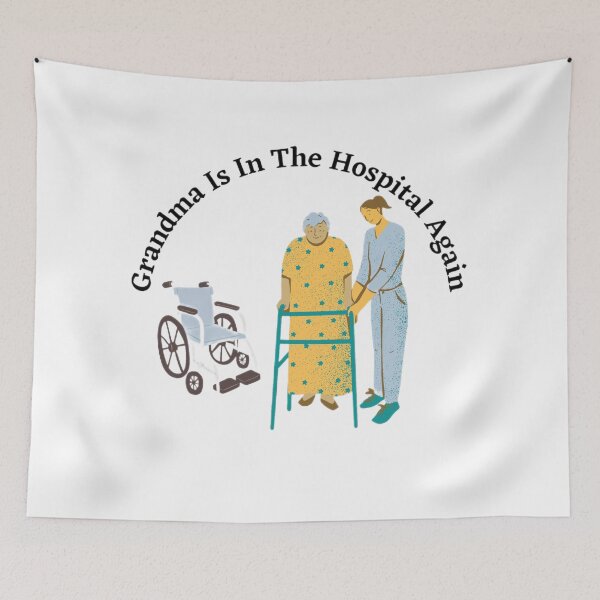 Item preview, grandma is in the hospital again t-shirt designed and sold by SenhajiWorld.