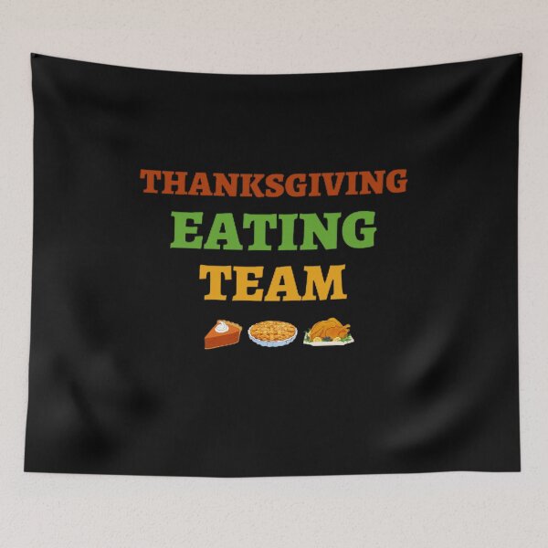 Item preview,  Funny Thanksgiving Eating Team designed and sold by mystylecorner.