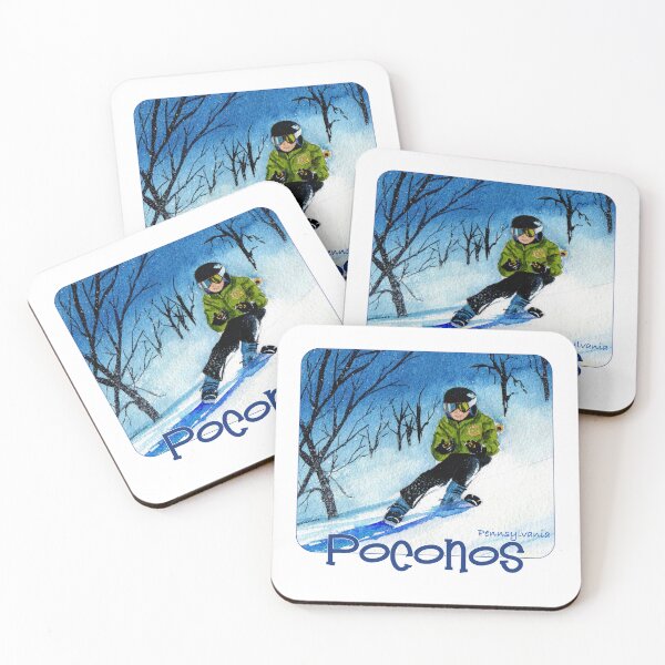 Item preview, Downhill Skiing At The Poconos, Pennsylvania designed and sold by MMc Buck.