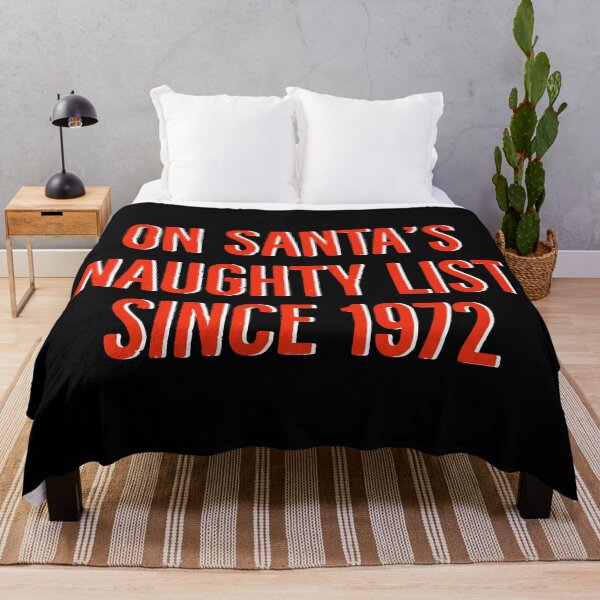 Item preview, On Santa's naughty list since 1972. Funny Christmas gift designed and sold by Tarun Bisht.