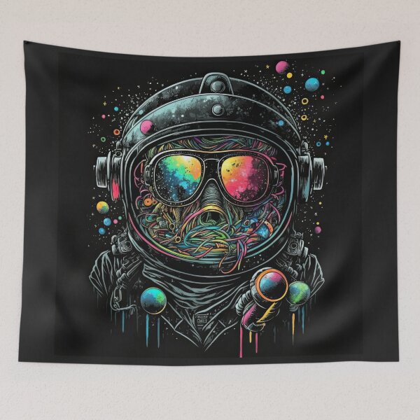 Item preview, Digital artwork of a cartoon figure on a black background designed and sold by ArtlantisSyn.