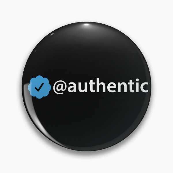 Item preview, verified authentic checkmark white lettering designed and sold by Now-and-Zen.