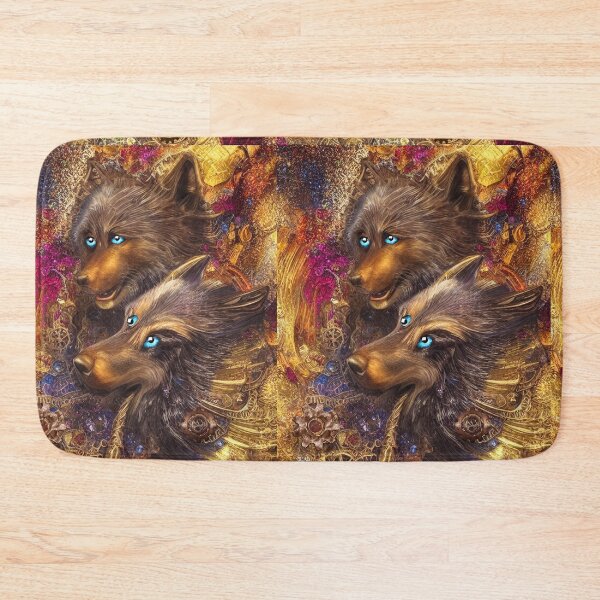 Item preview, Steampunk Blue Eyed Wolves designed and sold by Astralia.