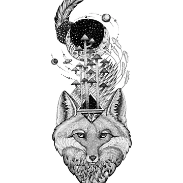 Artwork thumbnail, Fox Space Forest by Ruta