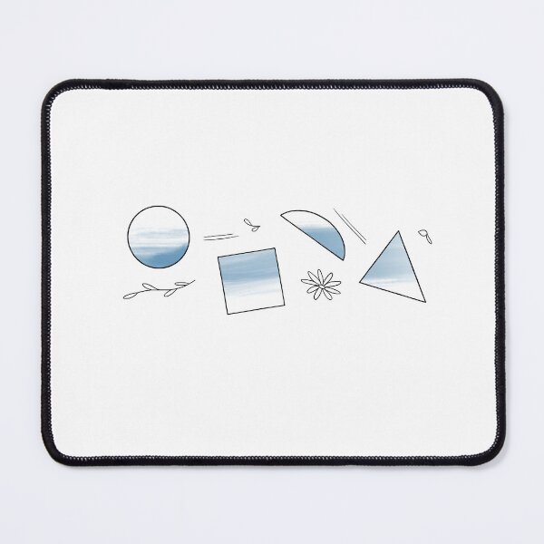 Item preview, shapes in blue designed and sold by flowerheadria.