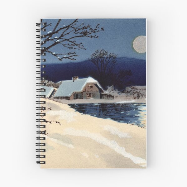 Item preview, Happy holidays classic winter landscape painting designed and sold by aapshop.