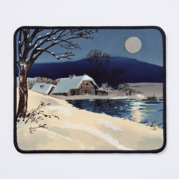 Item preview, Happy holidays classic winter landscape painting designed and sold by aapshop.