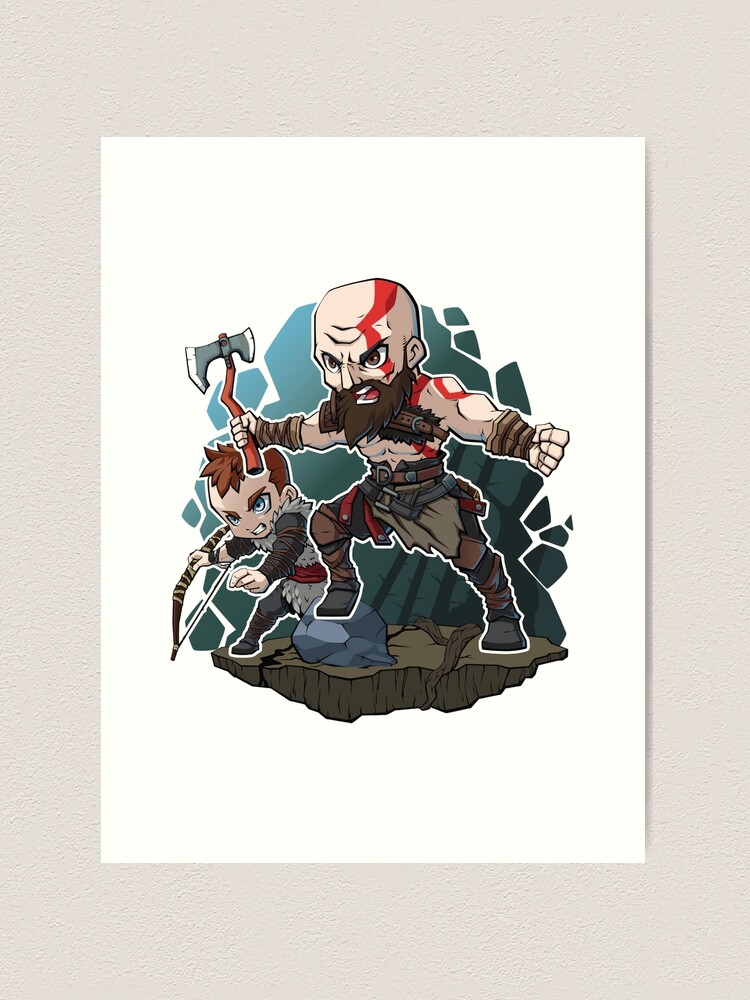 God of War Ragnarok funny Thor Poster Art Board Print for Sale by
