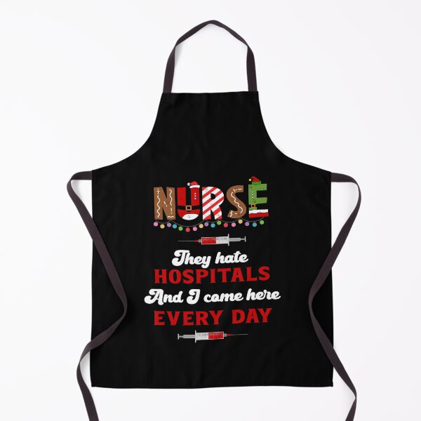 Item preview, Funny Nurse Christmas Pun Quote Hilarious Joke ICU designed and sold by HomeCoquette.