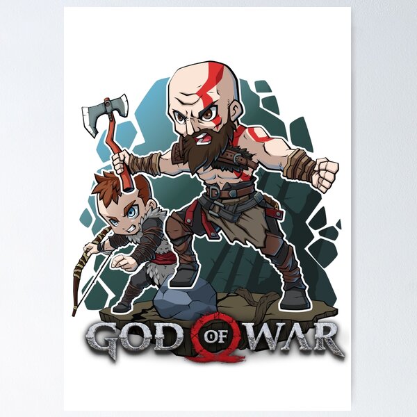 Poster Cartaz God of War Playstation PS3 PS4