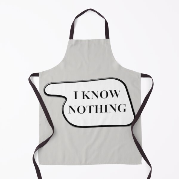 Item preview, I Know Nothing! (Fawlty Towers sign) designed and sold by erikvanrent.