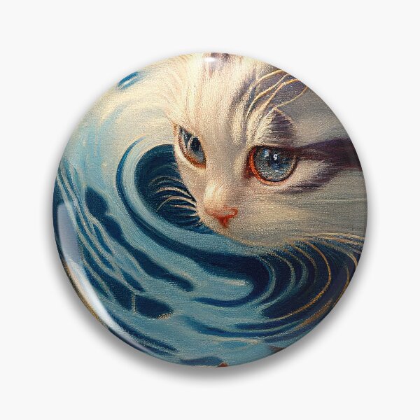 Item preview, Cat Likes to Paly with Fish designed and sold by factory88.