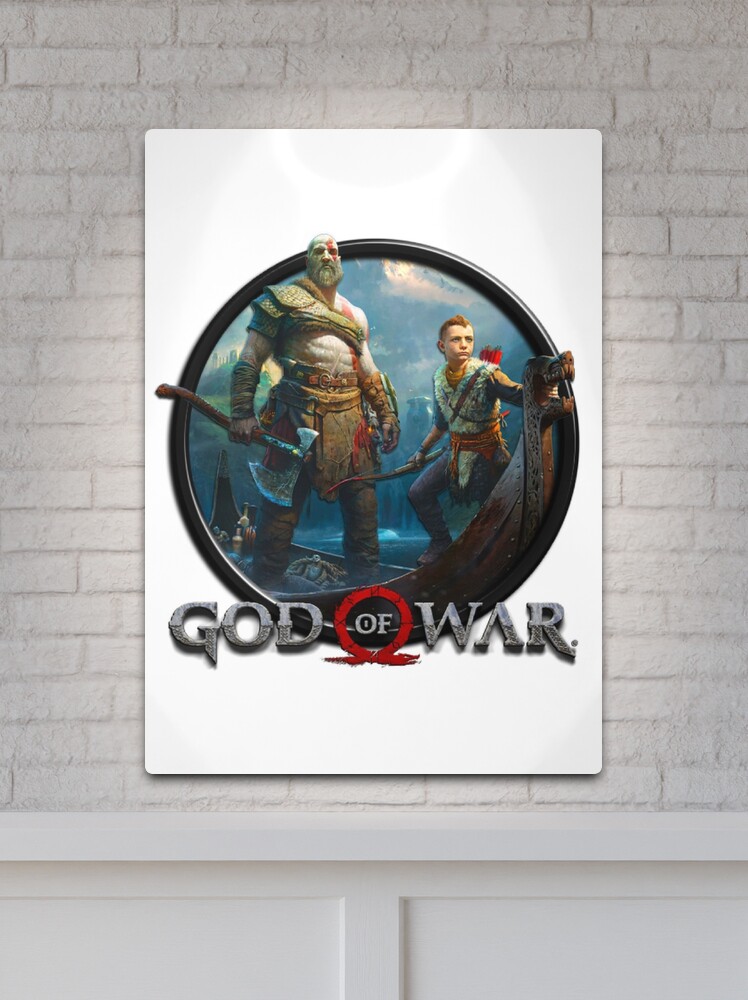 Kratos - Rage of Sparta  God of War Ragnarok Metal Print for