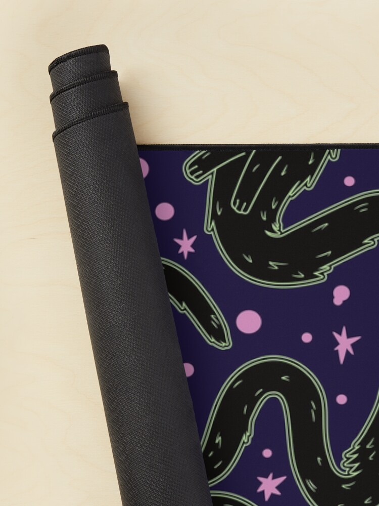 Alternate view of Tatzelwurm Cryptid Purple Mouse Pad