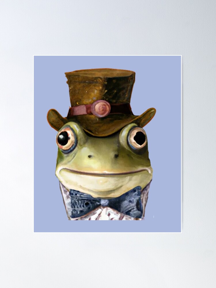 Green cute happy frog, funny happy foggo for frog lovers, man I love