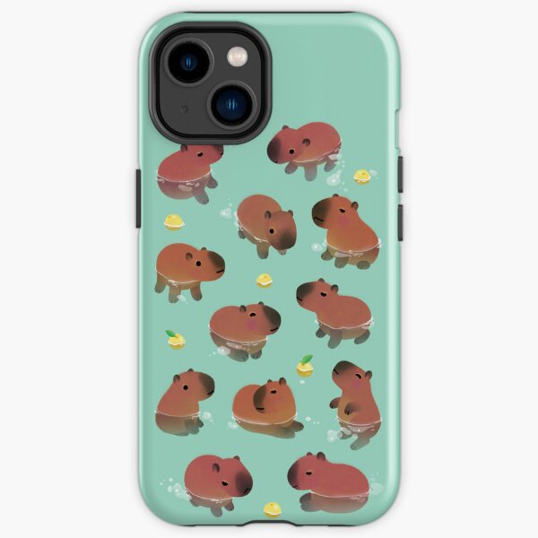Capybath time iPhone Tough Case