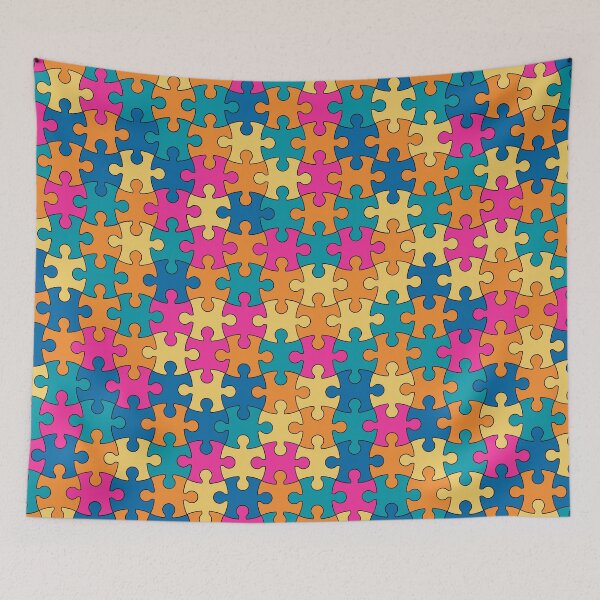 Item preview, Puzzling Situation Kids Puzzled Pattern  designed and sold by Hic21.