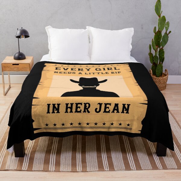 Item preview, Vintage Retro Every Girl Needs A Little Rip In Her Jeans Western Country designed and sold by BELASKRI STORE.