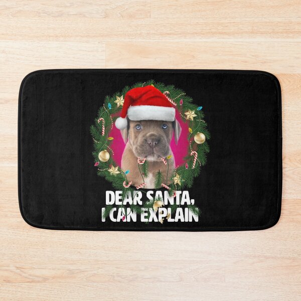Item preview, Dear Santa, I can Explain - Funny Brown Cane Corso designed and sold by BrainlabStudios.