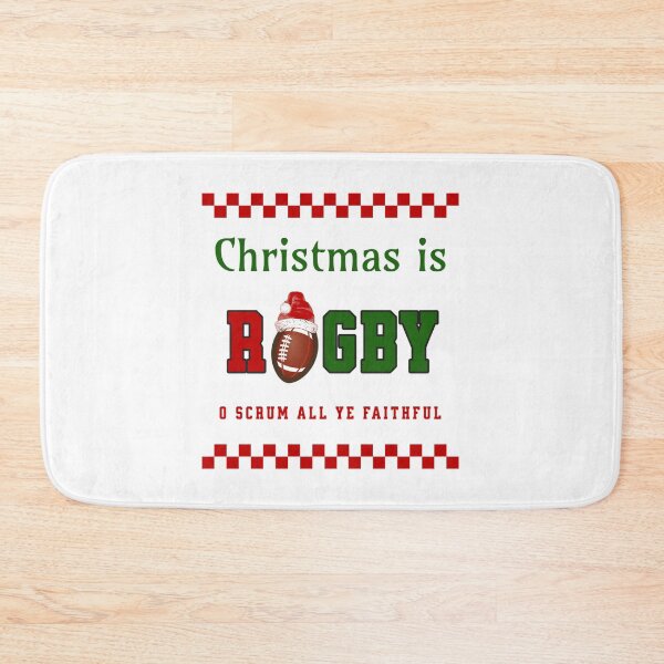Item preview, Ugly Rugby Christmas Jumper - O Scrum All Ye Faithful Essential T-Shirt designed and sold by Natalia Pogribna.