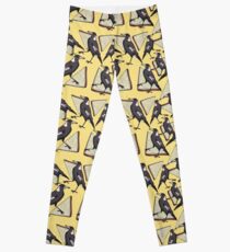 Magpies and Fairy Bread - Yellow Leggings
