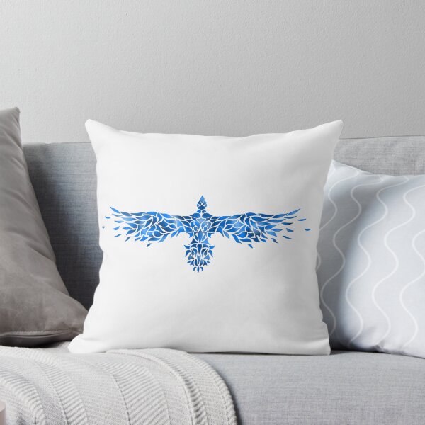 Item preview, blue bird tribal mosaic designed and sold by octo-PS.
