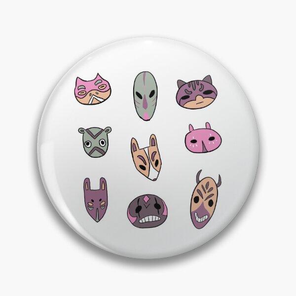Item preview, 9 pack Cute animals masks illustrations for journaling monthly theme  designed and sold by Yarafantasyart.
