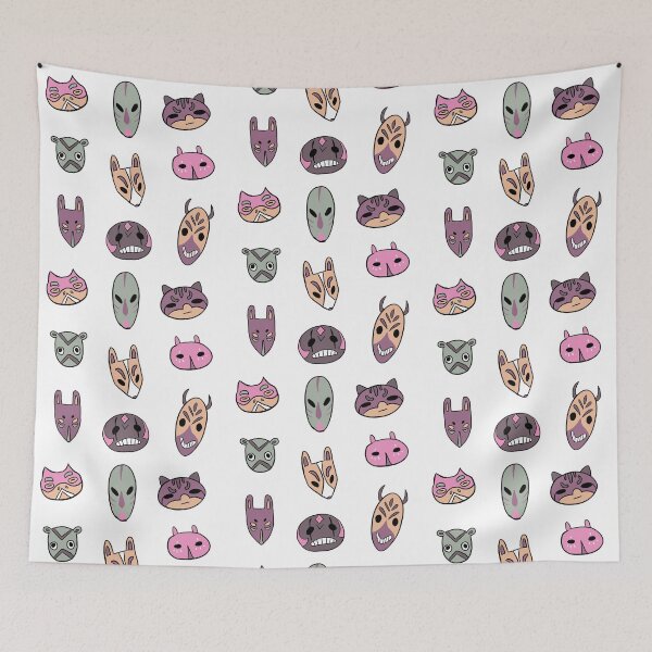 Item preview, 9 pack Cute animals masks illustrations for journaling monthly theme  designed and sold by Yarafantasyart.