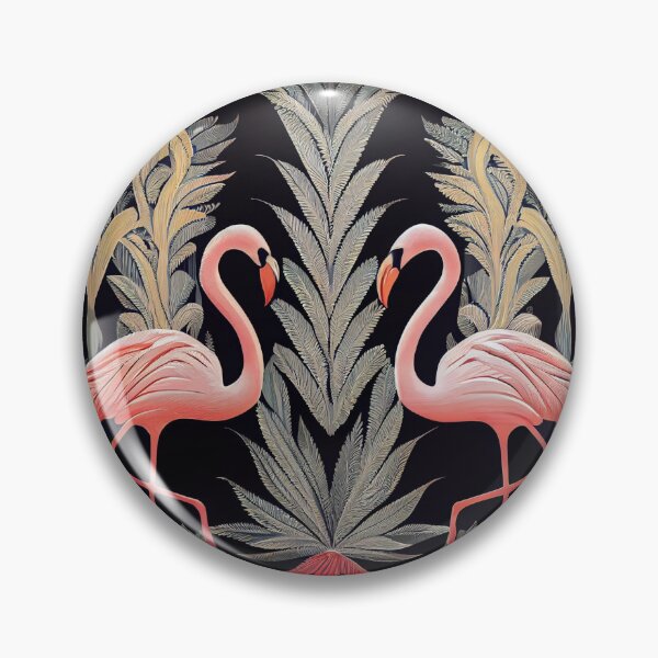 Item preview, Art Deco Flamingo Print designed and sold by Go-Postal.