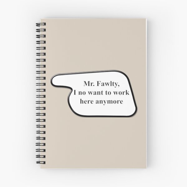 Item preview, Manual No Work (Fawlty Towers Sign) designed and sold by erikvanrent.