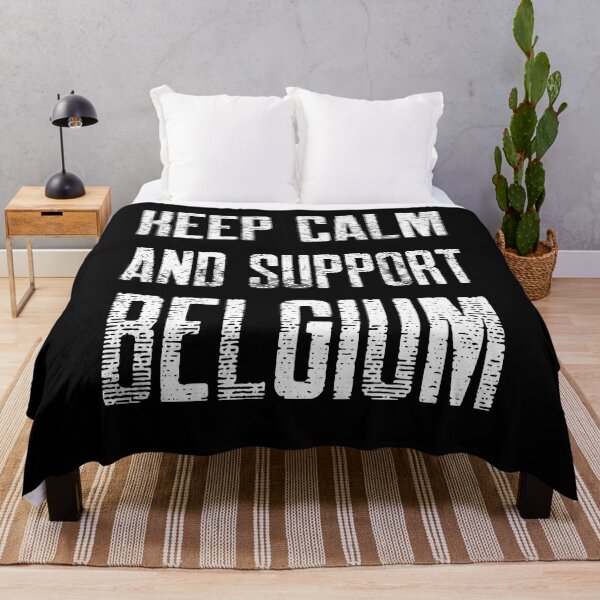 Item preview, Keep Calm And Support Belgium designed and sold by Studioapartment.