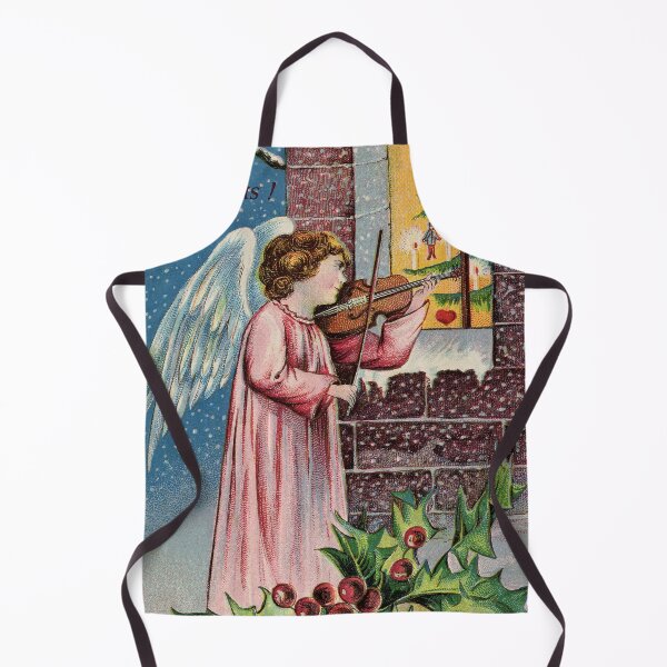 Item preview, Vintage Christmas angel child playing the violin designed and sold by aapshop.