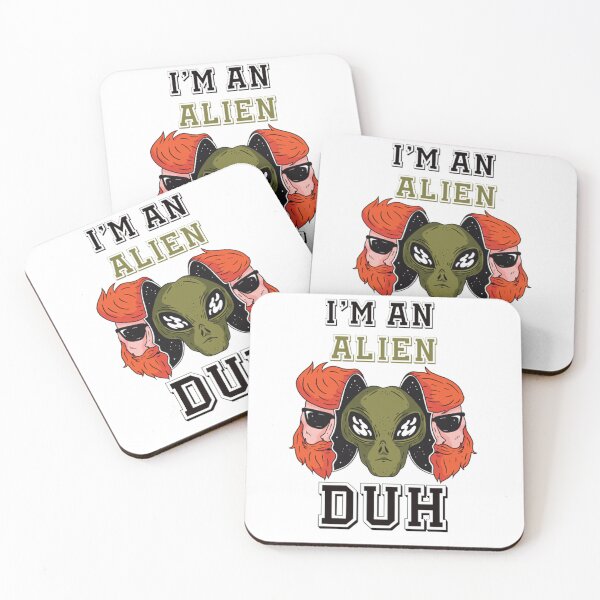 Item preview, I'M An Alien Duh designed and sold by justu-.
