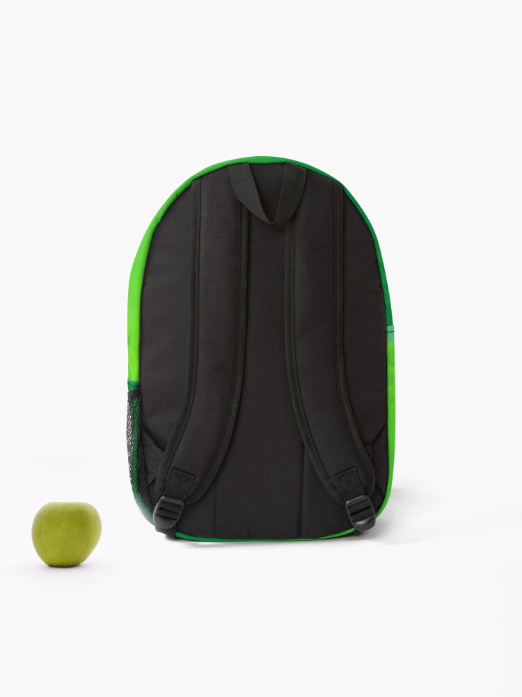 Thumbnail 2 of 3, Backpack, Green Gradient designed and sold by FireByte.