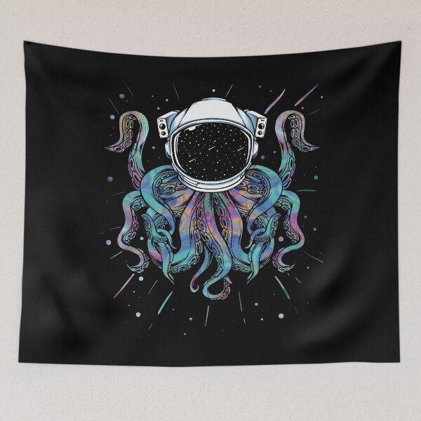 Item preview, Psychedelic Octopus Outer Space Kraken Cosmic Universe designed and sold by MintedFresh.