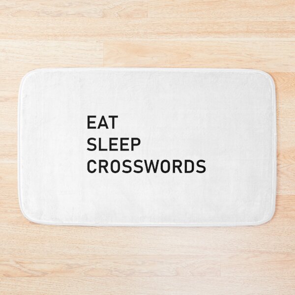 Item preview, Eat Sleep Crosswords designed and sold by Quirki.