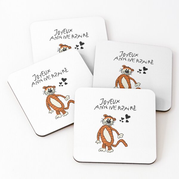 Item preview, Hobbes 1 happy birthday (white background) designed and sold by MentaLee.