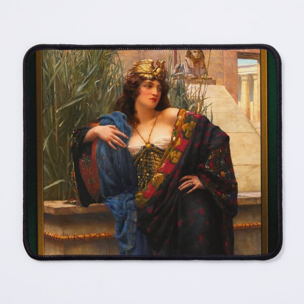Pharaoh’s Daughter by Reginald Arthur Remastered Xzendor7 Classical Art Old Masters Reproductions Mouse Pad
