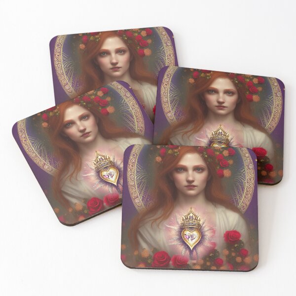 Item preview, Mary Sacred Heart designed and sold by Tau Tia L Douglass.
